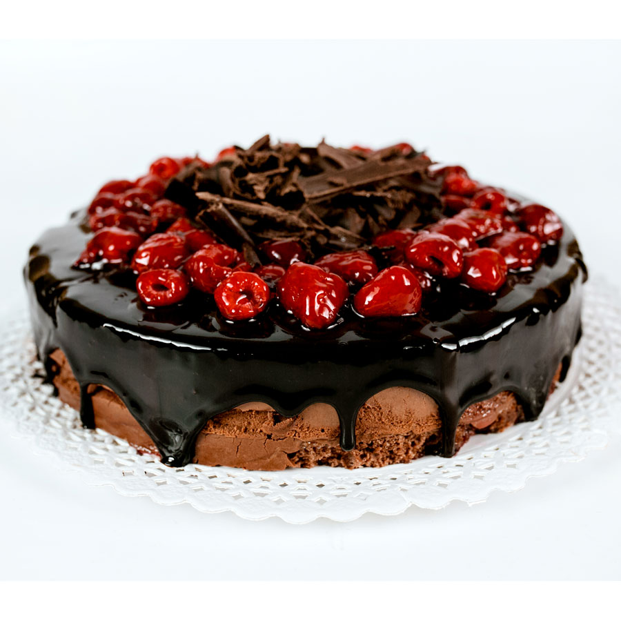 Tort ciocolata zmeura (mousse) - Cofetaria Arta